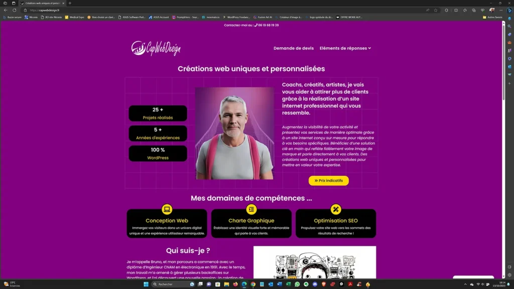 Site web CapWebDesign