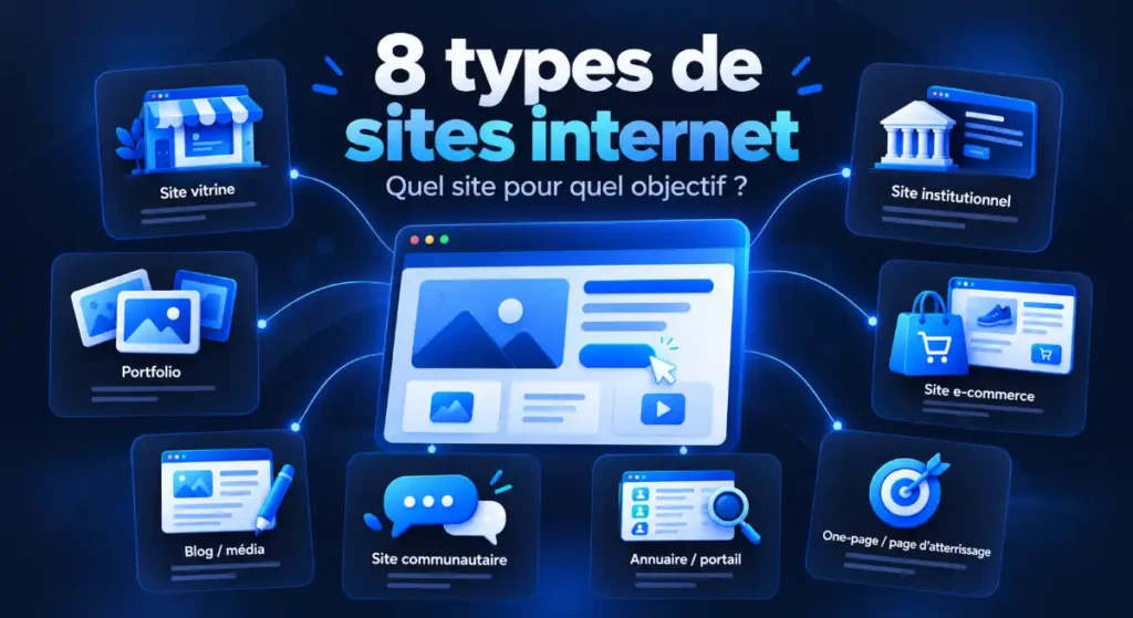 8 typologies de sites Internet