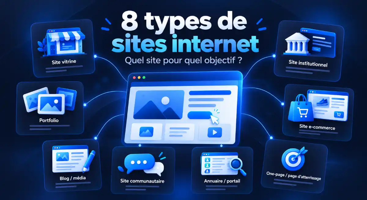 8 typologies de sites Internet