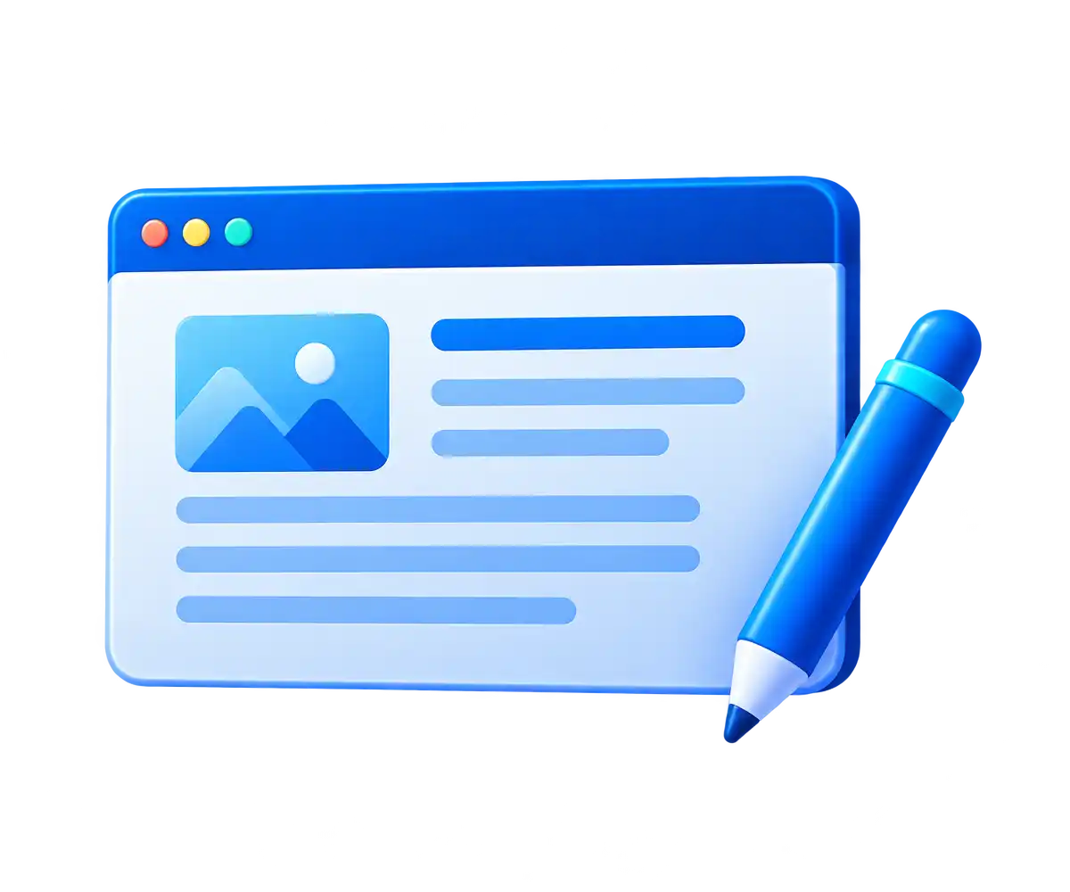 Site web blog media